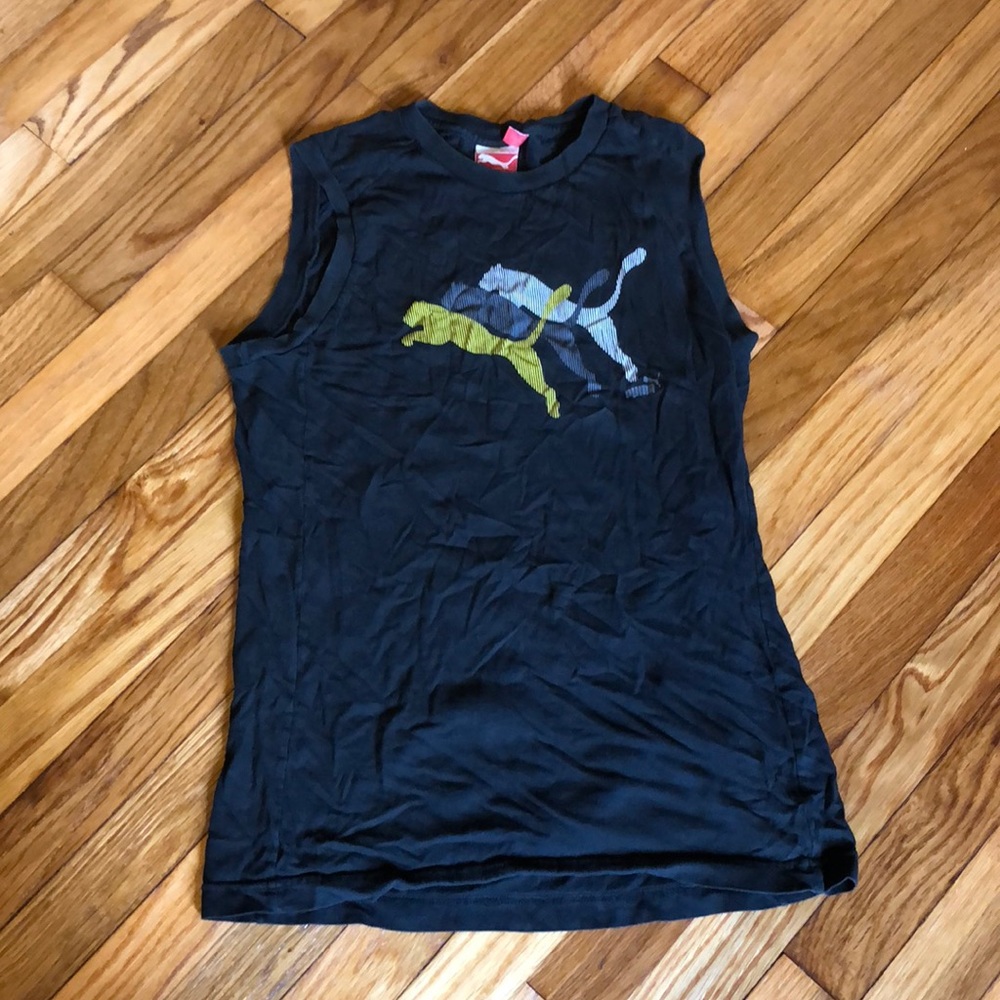 Black Puma tank top